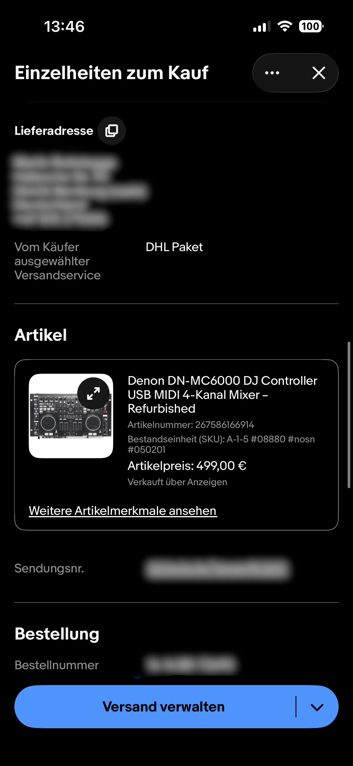Verkauf – Denon DJ MC6000